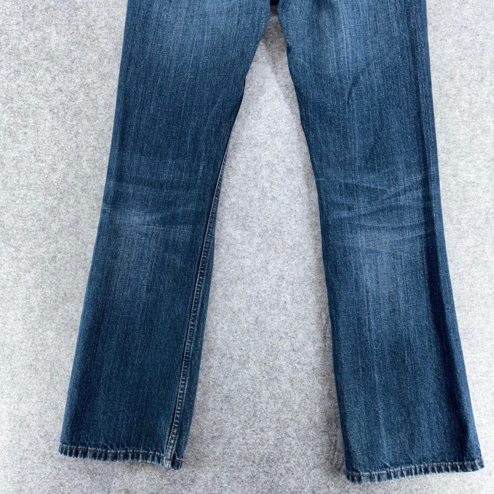 Levis 527 Slim Bootcut Jeans Mens 31x32 Dark Wash Denim 05527-4257 - Picture 10 of 12